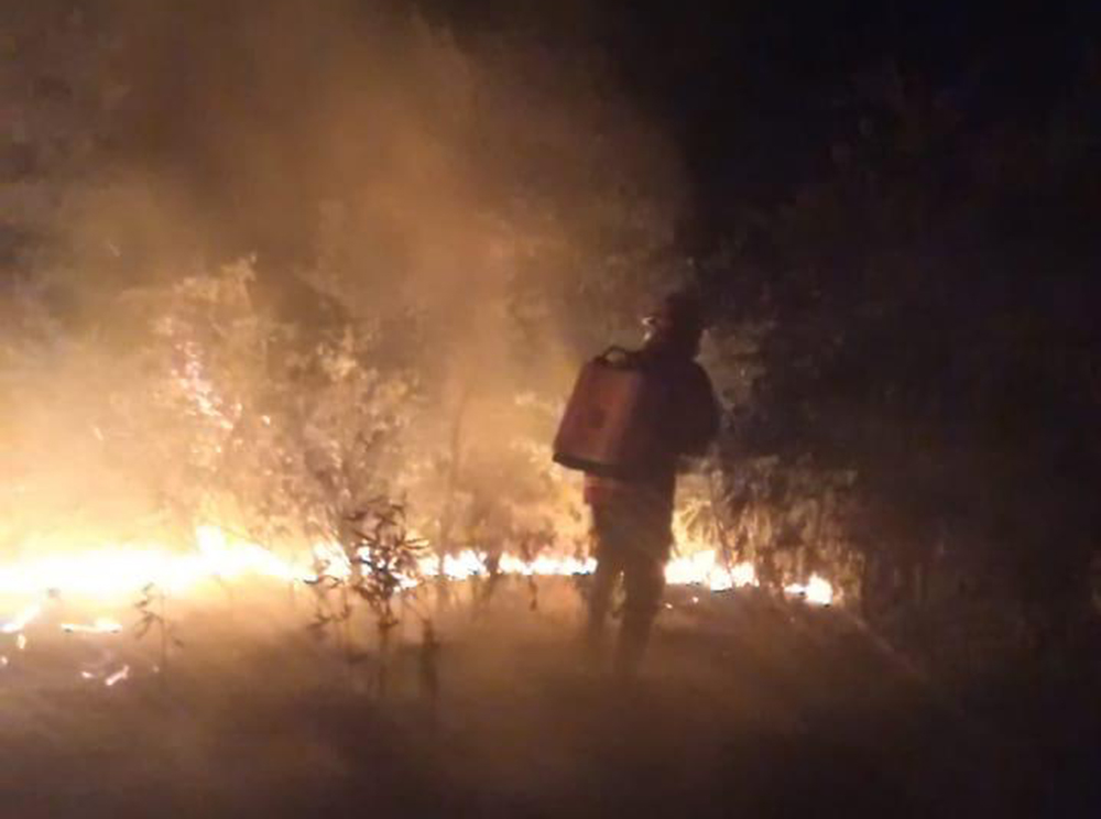 Incendios en Oberá y Mártires