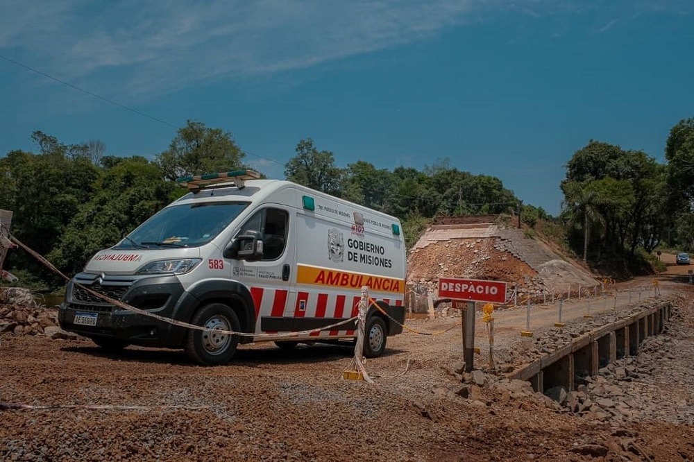 Ruta costera: reactivan el puente alternativo sobre el Pindaytí
