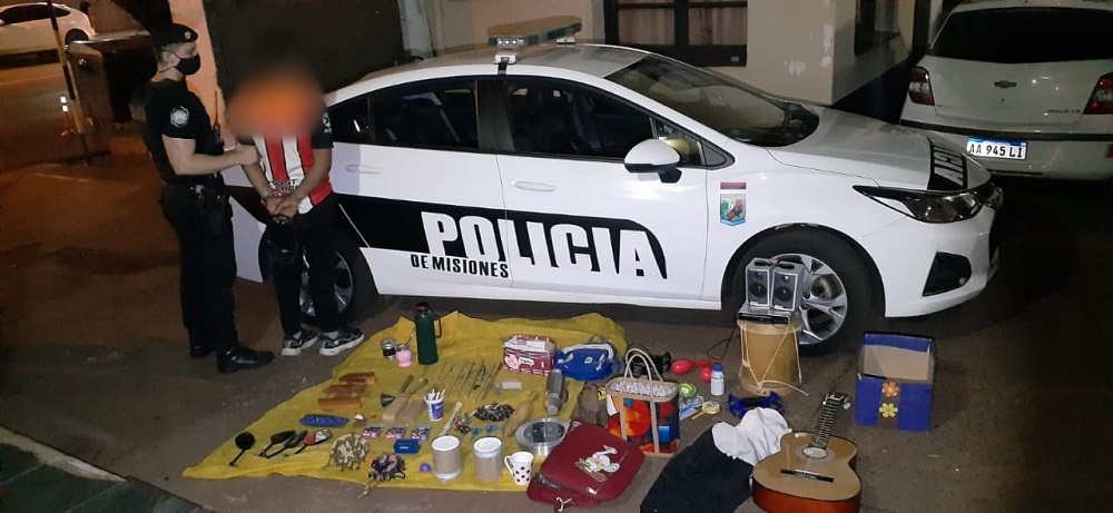 ¿Aprenderá la lección? Quiso desvalijar una escuela de Oberá y terminó preso