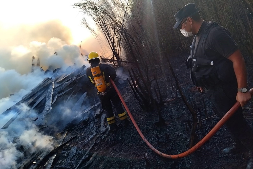 incendios bomberos misiones
