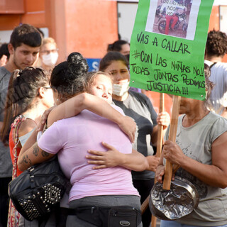 Marcha contra el acusado de abuso en barrio Prosol II
