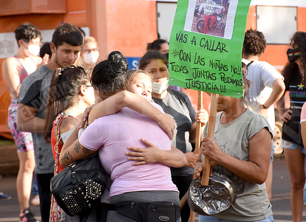 Marcha contra el acusado de abuso en barrio Prosol II