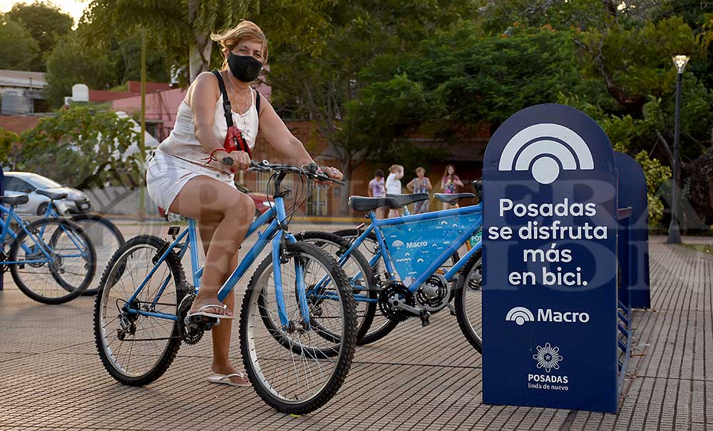 Las Eco Bicis son una opción de los posadeños para este verano 2022