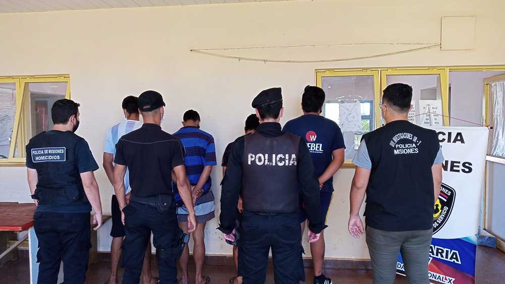 Homicidio en Posadas: cuatro detenidos y un menor demorado