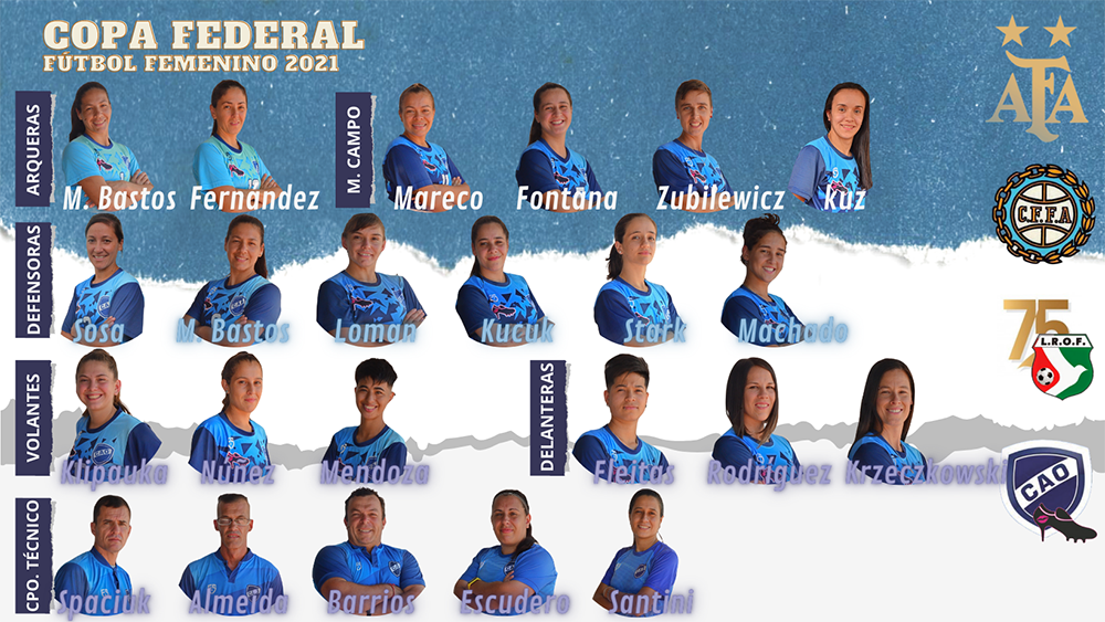 Plantel Atlético Oberá Copa Federal Femenina