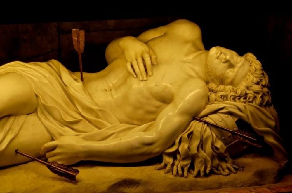 Soldados y atletas celebran a su patrono, San Sebastián