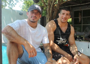 Agustín Destribats y Ricky Báez