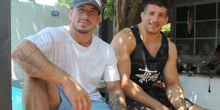 Agustín Destribats y Ricky Báez