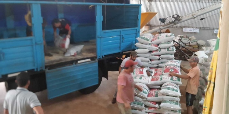 COLABORACIÓN. Por el momento, desde el Gobierno provincial, se destinaron cargas de maíz y otros elementos.