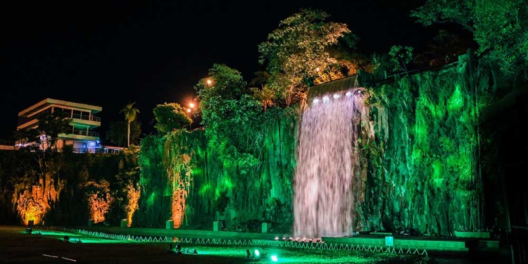 Cascada Artificial Costanera. Foto: Municipalidad de Posadas