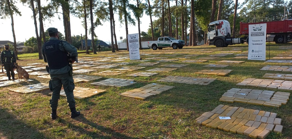 Gendarmería - Marihuana en 9 de Julio