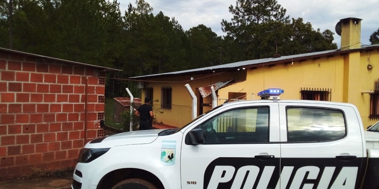 PICADA FINLANDESA. En esta propiedad fue hallado el cuerpo ayer.