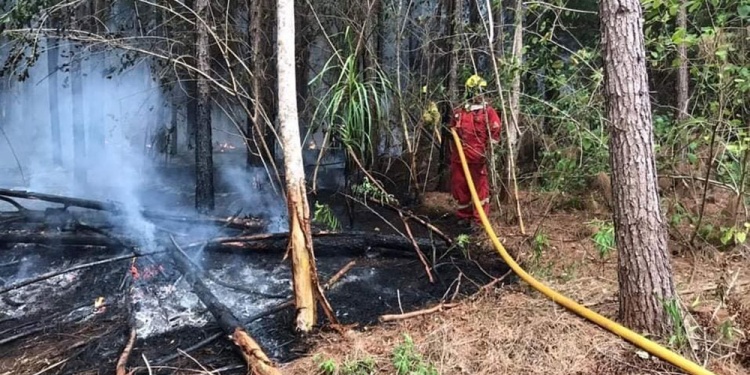 INCENDIOS EN MISIONES. La solidaridad de la comunidad fue determinante.