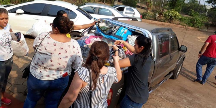 SOLIDARIDAD. Muchas personas colaboraron con el pedido lanzado en las redes por la influencer Mila Zanek.