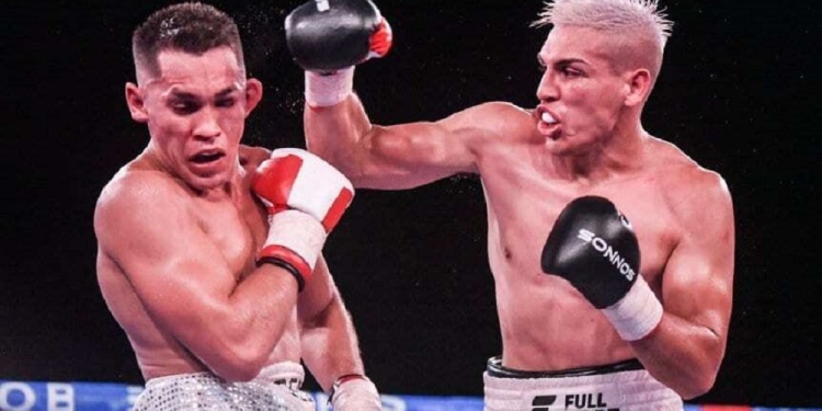 CON TODO. Ayala dominó de principio a fin. Ya ostentaba el título fedebo superwelter de la Asociación Mundial.