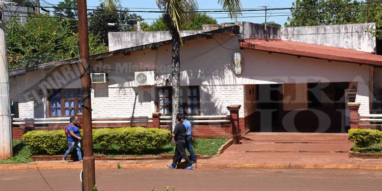 INTERVENCIÓN. El acusado estuvo detenido en la comisaría Primera de San Vicente, cerca del actual juzgado penal.
