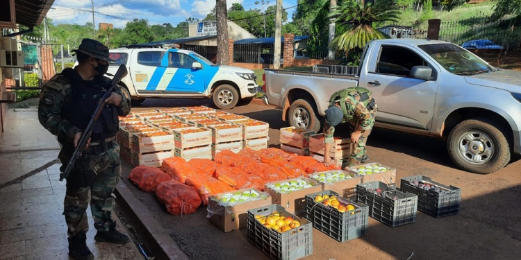 Prefectura Naval - mercadería decomisada