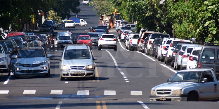 SIN CONFIRMACIÓN. Por ahora no tiene fecha el inicio de la Santa Catalina como mano única, pero los trabajos avanzan a buen ritmo.