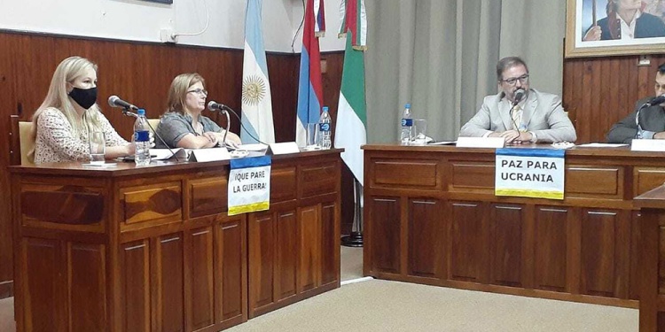 DECLARACIÓN. Los ediles condenaron la invasión de Rusia al Estado de Ucrania.