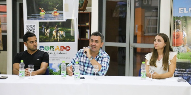 ELDORADO. El ministro de Turismo, José María Arrúa, estuvo en la presentación.