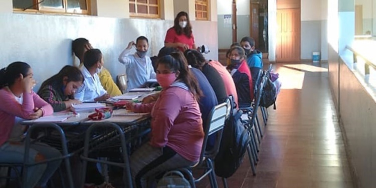 PRESENCIALIDAD. Con sólo dos aulas, este ciclo se les hace cuesta arriba.