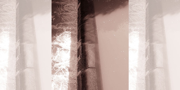 SOBRE EL NIVEL. Así se veía ayer la toma del arroyo Tabay en Jardín América.