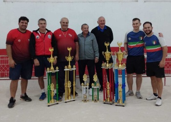 Mauro Wegner y Ariel Laszkarow-Sociedad-Italiana-bochas