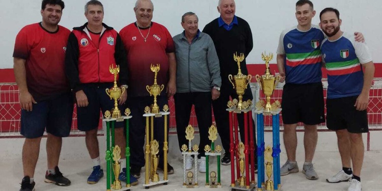 Mauro Wegner y Ariel Laszkarow-Sociedad-Italiana-bochas