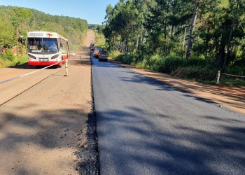 Obras de asfaltado en Montecarlo