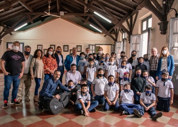 Homenaje a Alcides Alarcón en la Escuela Fraternidad de Posadas