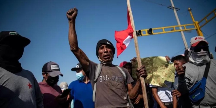 Manifestaciones en Perú