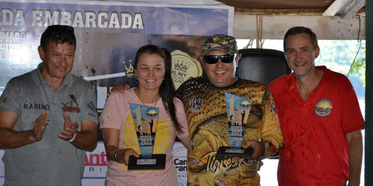 A RÍO REVUELTO... Flach y Hasser se consagraron en Puerto Flora.