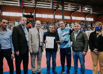 El Gobernador participó en la apertura del Nacional de Taekwondo
