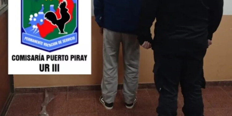 PIDIÓ PRISIÓN DOMICILIARIA. El sospechoso tras ser detenido por el hecho.