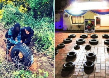 Contrabando: abandonan 42 cubiertas a orillas del Paraná