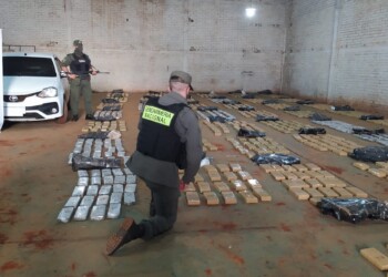 Decomisaron casi una tonelada de marihuana en cercanías de Guaraní