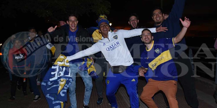 Galería: así se festejó en Posadas el campeonato de Boca