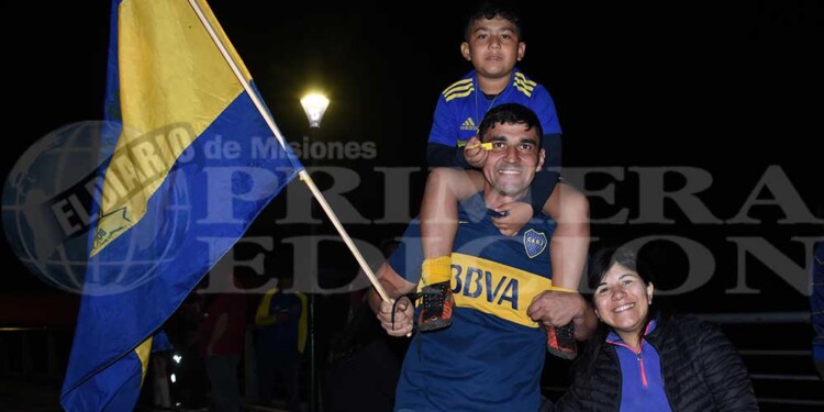 Galería: así se festejó en Posadas el campeonato de Boca