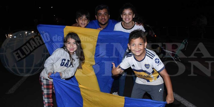 Galería: así se festejó en Posadas el campeonato de Boca