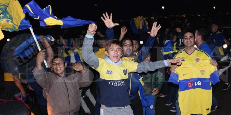 Galería: así se festejó en Posadas el campeonato de Boca