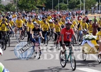 La Bicicleteada Solidaria fue una verdadera fiesta