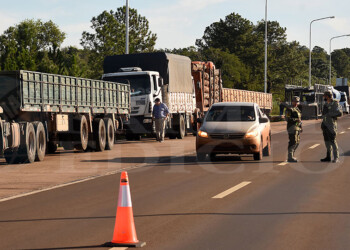 Camioneros se manifestaron en San José