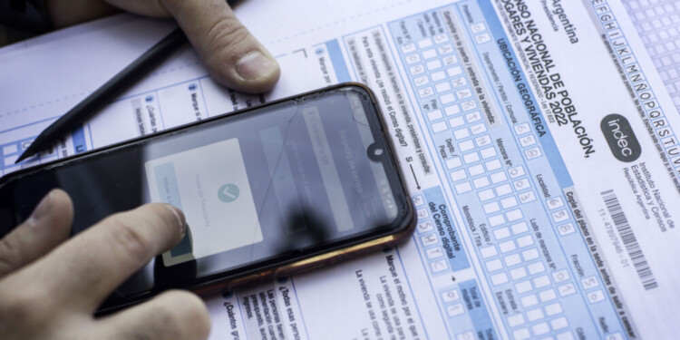 NOTICIAS ARGENTINAS  BAIRES MAYO
18: Comenzó esta mañana el Censo
Nacional 2022.
Foto NA: DANIEL VIDES