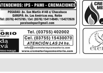 Fúnebres del 4 de mayo de 2022