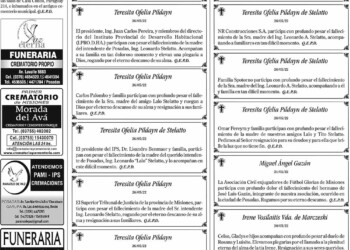 Fúnebres del Sábado 28 de Mayo de 2022