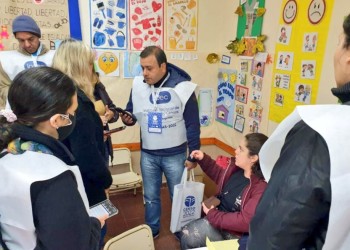 Herrera Ahuad se registró como voluntario y se sumó a los 600 mil censistas