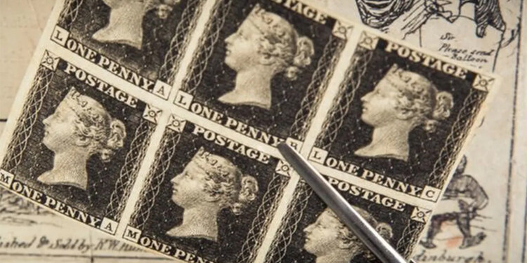 El Penny Black o Penique Negro, fue el primer sello postal emitido por Gran Bretaña, en 1840