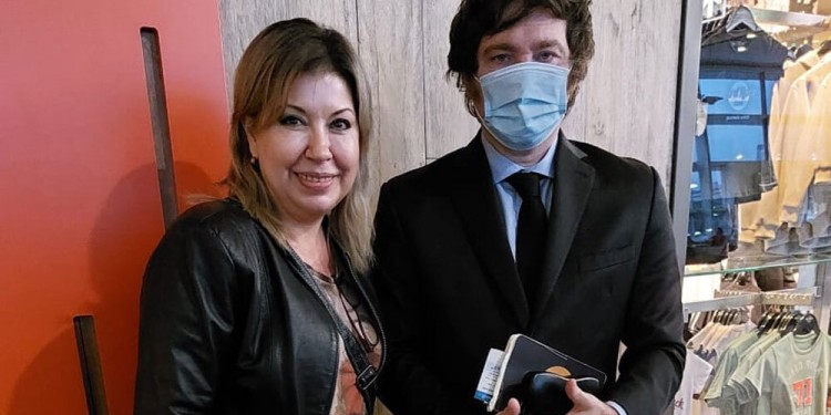 NINFA Y MILEI. La candidata misionera no sería beneficiada con la alta intención de voto de Milei a nivel nacional.