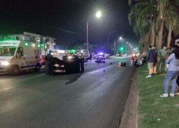 Choque de motos en Posadas dejó un muerto y dos heridos graves