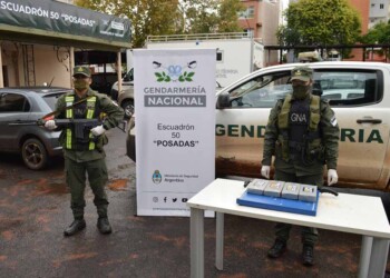 Incautan cocaína cuando era ingresada al país por el Paraná 